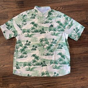 Tommy Bahama Button Up with Tulane Embroidered Logo